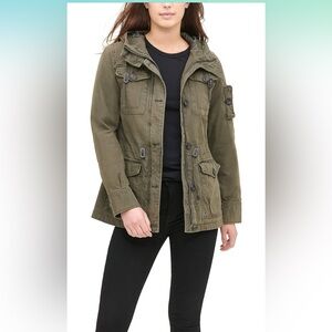 Levi’s Women's Military/ Utility Jacket, army green , size S